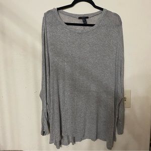 FOREVER 21 | Linen Blend Batwing Style Blouse